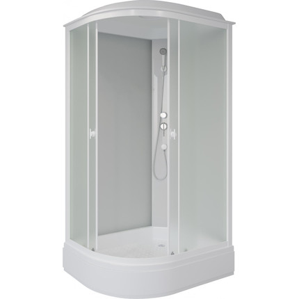 Душевая кабина Niagara Promo 100x70 см P100/70/26R/MT, белый/матовое (безсиликоновая сборка) - фото 2