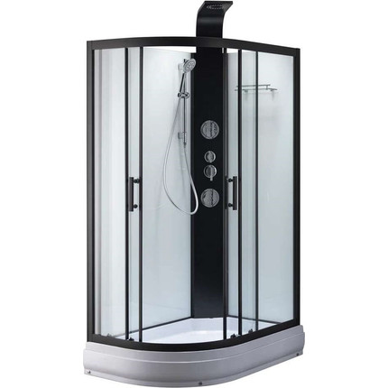 Гидробокс Taliente 120x80 см TA-128CB(R), чёрный/прозрачное - фото 2