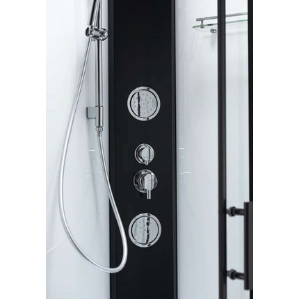 Гидробокс Taliente 120x80 см TA-128CB(R), чёрный/прозрачное - фото 5