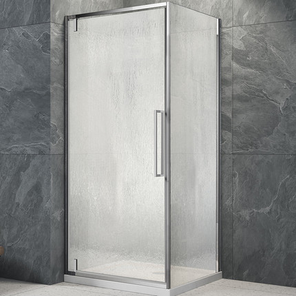 Душевое ограждение Veconi Rovigo 100x70 см RV033R-70100-06-C7, хром/матовое - фото 
