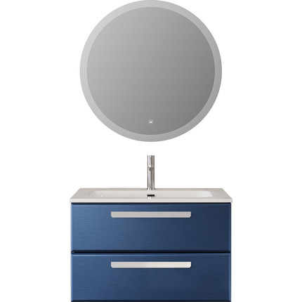 Тумба подвесная с раковиной Cezares ECO-CER-N-800-2C-SO-SPF-P 80 см (раковина CZR-8073-80) sapfiro - фото 10