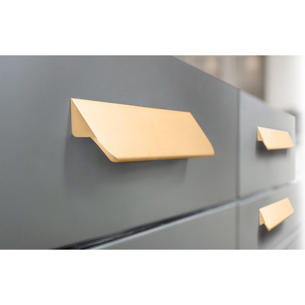 Ручка для мебельной тумбы Cezares Eco 15 см RS156SG.3/96 (1 шт) сатиновое золото - фото 3