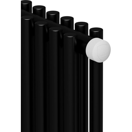Вертикальный радиатор Royal Thermo Shift R22 VC2180 340x1800 мм (8 секций) чёрный - фото 4