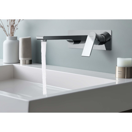 Смеситель для раковины настенный Aquatek Лира AQ1413CR, Цвет производителя: хром - фото, картинка 3 Смеситель для раковины настенный Aquatek Лира AQ1413CR, Цвет производителя: хром - фото 3