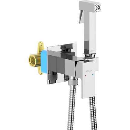 Набор для гигиенического душа Aquatek Либра AQ1022CR (со скрытой частью) - фото 3