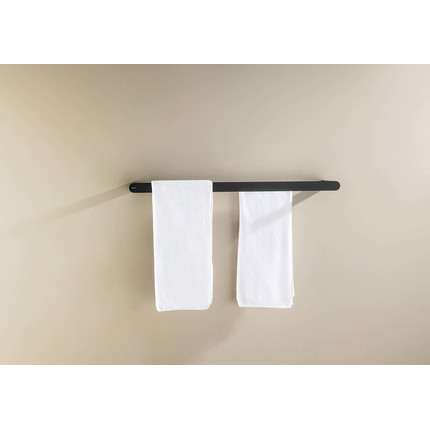 Полотенцедержатель Aquatek Лира AQ4430MB, цвет чёрный матовый - фото 4