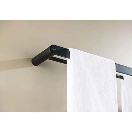Полотенцедержатель Aquatek Лира AQ4430MB, цвет чёрный матовый - фото 3