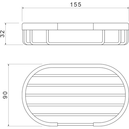 Мыльница Aquatek  AQ4956MB, цвет чёрный матовый - фото 5