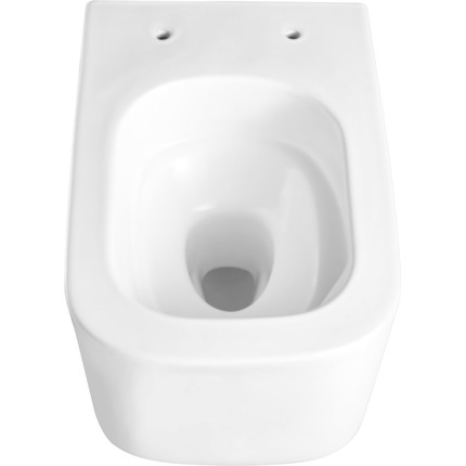 Унитаз подвесной безободковый Aquatek Квадро AQ1515T-00 с тонкой крышкой микролифт (система смыва Торнадо) - фото 2