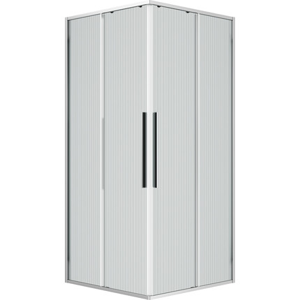 Душевое ограждение Niagara Nova 80x80 см NG-4622-34, хром/матовое/рифленое - фото 2