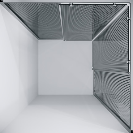 Душевое ограждение Niagara Nova 80x80 см NG-4622-34, хром/матовое/рифленое - фото 8