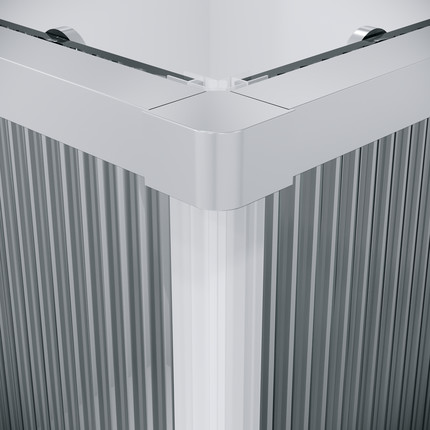 Душевое ограждение Niagara Nova 80x80 см NG-4622-34, хром/матовое/рифленое - фото 9