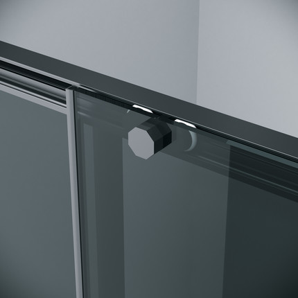 Душевое ограждение Grossman Style 130x80 см 120.K33.05.1380.21.10, чёрный матовый/тонированное - фото 9