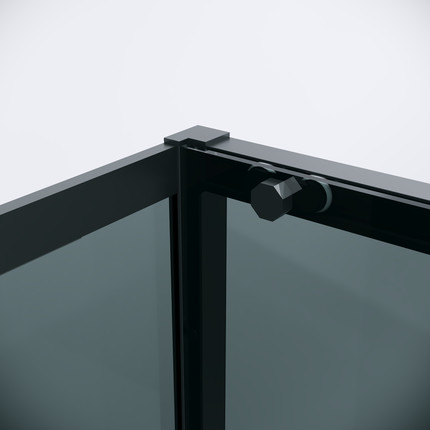 Душевое ограждение Grossman Style 130x80 см 120.K33.05.1380.21.10, чёрный матовый/тонированное - фото 6