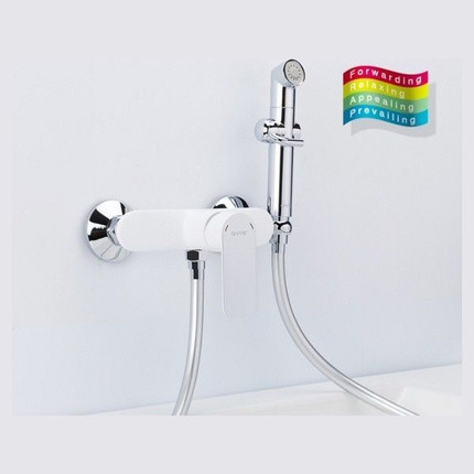 Набор для гигиенического душа Gappo Noar G2048-8, белый/хром - фото 7