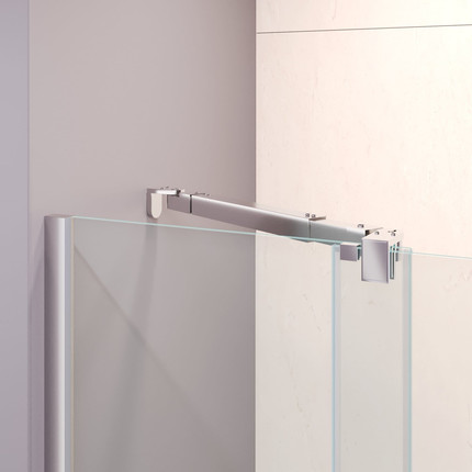 Шторка для ванны RGW SC-46 90 см 06114609-11 (стекло 8 мм), хром/прозрачное - фото 4