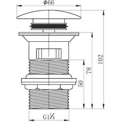 Донный клапан Imprese Grafiky ZMK041807500 - фото 2