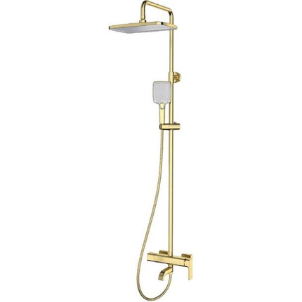 Душевая стойка Gappo G18 G2418-23, золото сатин, Цвет производителя: золото сатин - фото 