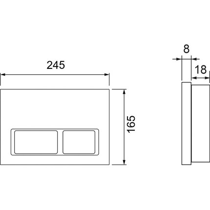 Инсталляция для подвесного унитаза TECEspring S401204 (кнопка чёрная матовая) - фото 6