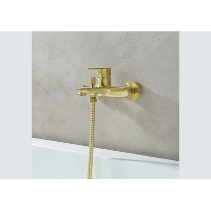 Смеситель для ванны Aquatek Ника AQ1840BG, золото - фото 5