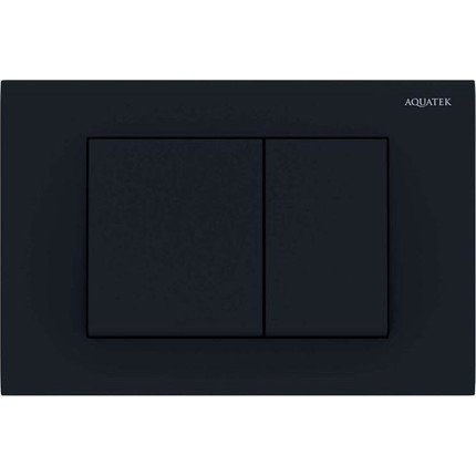 Кнопка смыва Aquatek PNS-0000005, чёрный матовый - фото 