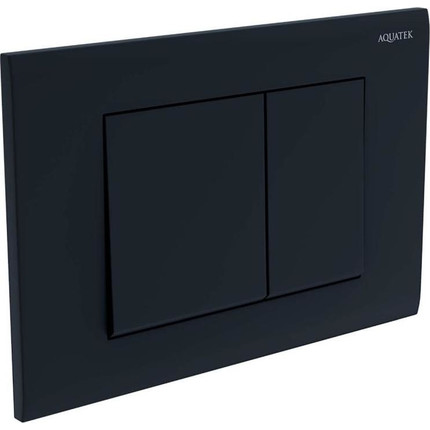 Кнопка смыва Aquatek PNS-0000005, чёрный матовый - фото 2