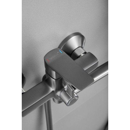 Смеситель для ванны Belz B22715-3, оружейная сталь - фото 29