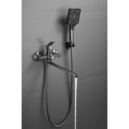 Смеситель для ванны Belz B22715-3, оружейная сталь - фото 41