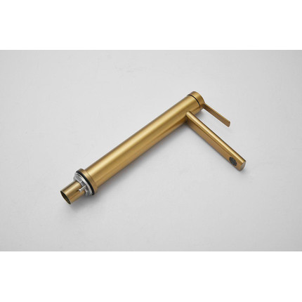 Смеситель для раковины высокий Belz B11813-5, золото брашированное - фото 18