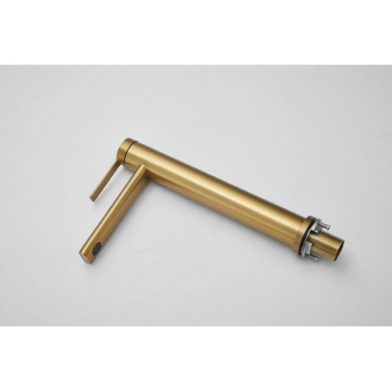 Смеситель для раковины высокий Belz B11813-5, золото брашированное - фото 19