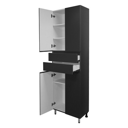 Пенал напольный AN Эстелла 60 см, графит - фото 3