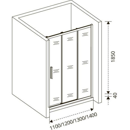 Душевая дверь Bas Orion WTW-120-C-CH 120 см хром/прозрачное - фото 6