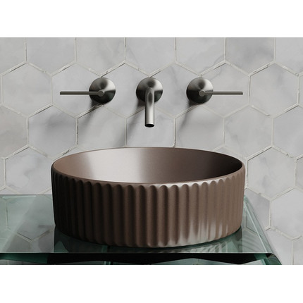 Раковина-чаша Ceramicanova Element 36 см CN6057MDB, тёмно-коричневый матовый - фото 2