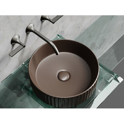 Раковина-чаша Ceramicanova Element 36 см CN6057MDB, тёмно-коричневый матовый - фото 