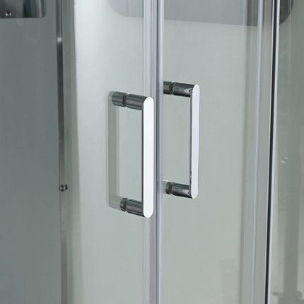 Душевая кабина Avacan 120x80 см A2812L, хром/прозрачное (безсиликоновая сборка) - фото 9