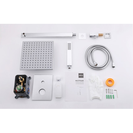 Душевая система для ванны Abber Emotion AF8817G, золото матовое - фото 3