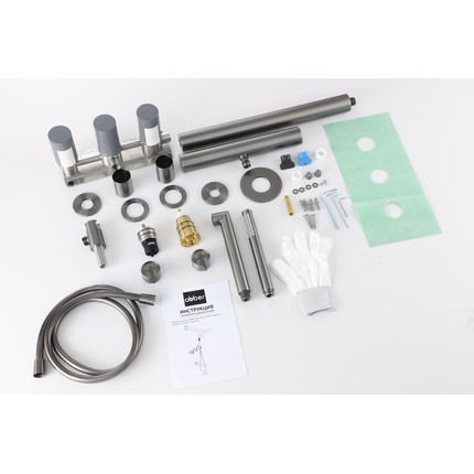 Душевая стойка Abber Emotion AF8816, Цвет производителя: хром - фото 2