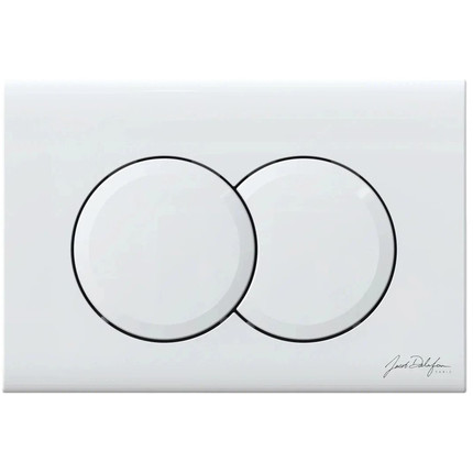 Инсталляция с подвесным безободковым унитазом Jacob Delafon Odeon Rive Gauche EDR103-00, сиденье с тонкой крышкой микролифт - фото 5