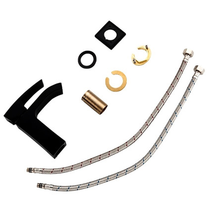 Смеситель для раковины Gappo G1007-6, черный - фото 9