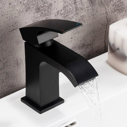 Смеситель для раковины Gappo G1007-6, черный - фото 8