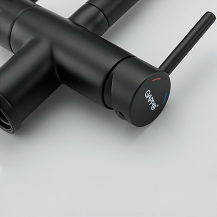 Смеситель для кухни Gappo G4398-36, черный - фото 7