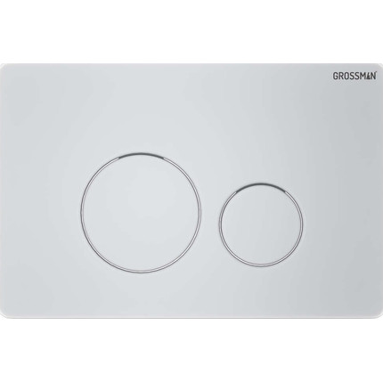 Кнопка смыва Grossman Style 700.K31.05.01M.01M, белый матовый - фото 