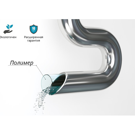 Полотенцесушитель водяной Сунержа Богема+ П16 1000х150 мм (прямая перемычка) 00-0220-1015 - фото 3