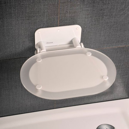 Сиденье для душа Ravak CHROME CLEAR/WHITE B8F0000028 - фото 