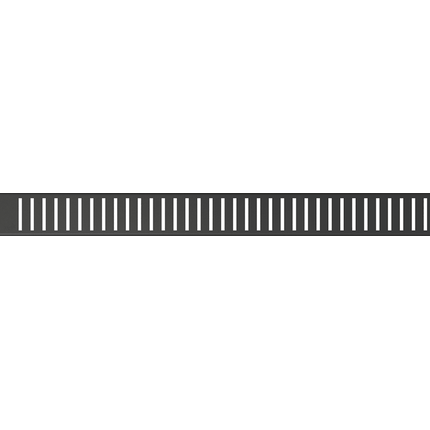 Решетка AlcaPlast PURE-950BLACK для трапа - фото 
