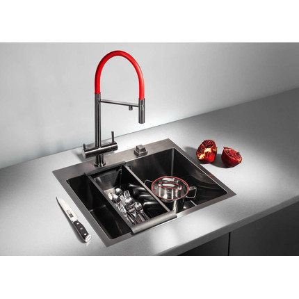 Кухонная мойка Omoikiri AKISAME 51-IN (4973438) 1,2 мм, нержавеющая сталь, Цвет производителя: нержавеющая сталь матовая - фото 4