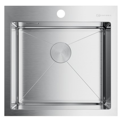 Кухонная мойка Omoikiri AKISAME 51-IN (4973438) 1,2 мм, нержавеющая сталь, Цвет производителя: нержавеющая сталь матовая - фото 