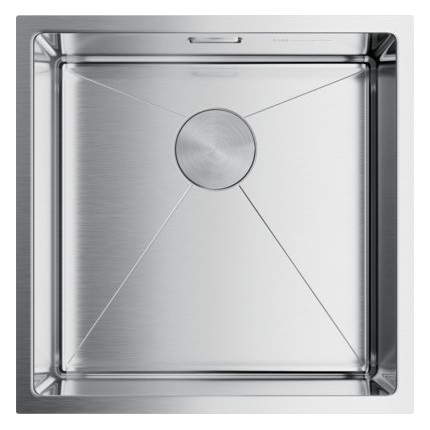 Кухонная мойка Omoikiri TAKI 44-U/IF-IN (4973044) 1,2 мм, нержавеющая сталь, Цвет производителя: нержавеющая сталь матовая - фото 