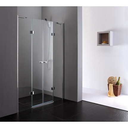 Душевая дверь Cezares 200 см VERONA-W-B-22-200-P-Cr, хром/матовое - фото 