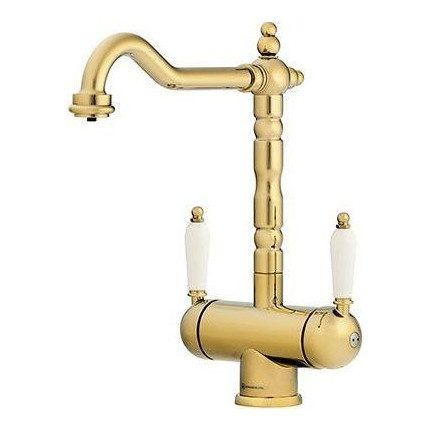 Смеситель для кухни Omoikiri Amagasaki-G 4994019, золото - фото 